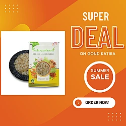 Super Deal (MOQ : 1 Kg) - Gond Katira (Premium Quality) - Karaya Gond - Tragacanth Gum - Astragalus Gummifer - Almond Gum - Badam Pisin by IndianJadiBooti