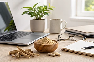 Ashwagandha for Office Workers: Stress, Sleep & Daily Routine Guide