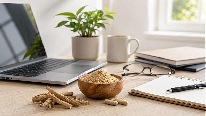Ashwagandha for Office Workers: Stress, Sleep & Daily Routine Guide