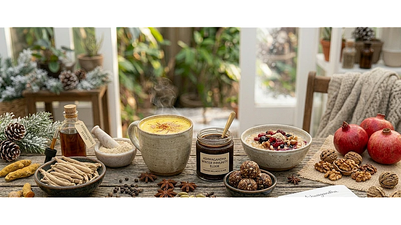 Best Ayurvedic Ashwagandha Recipes for Winter Immunity & Strength