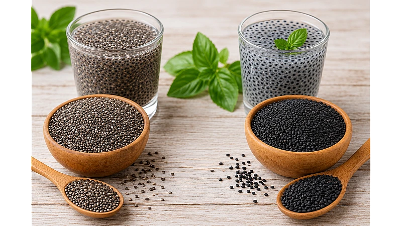 Chia Seeds vs Sabja Seeds – Difference, Benefits & Which is Better?