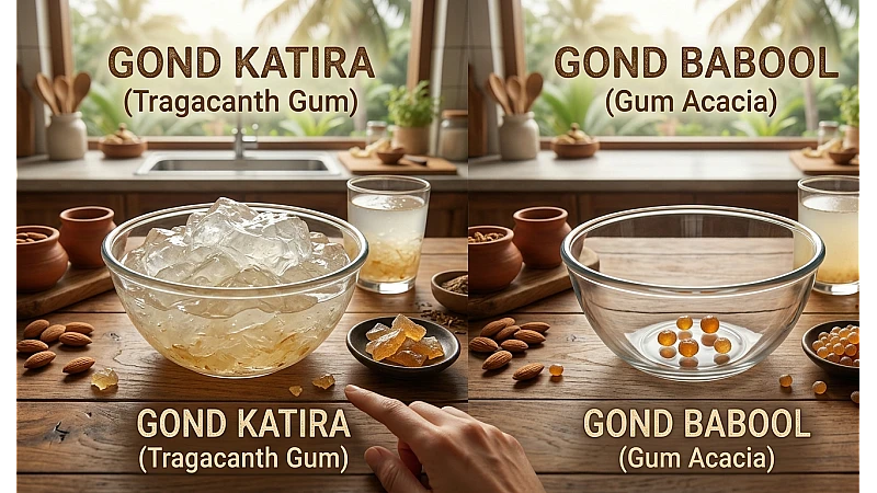 Gond Katira vs Gond Babool: Difference and Uses