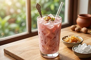 Gond Katira with Mishri and Milk: Traditional Cooling Drink
