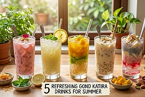 5 Gond Katira Drinks for Summer Heat