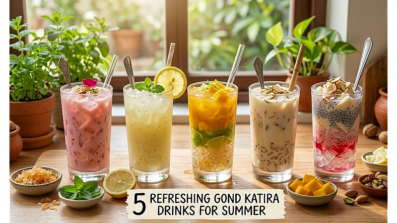 5 Gond Katira Drinks for Summer Heat