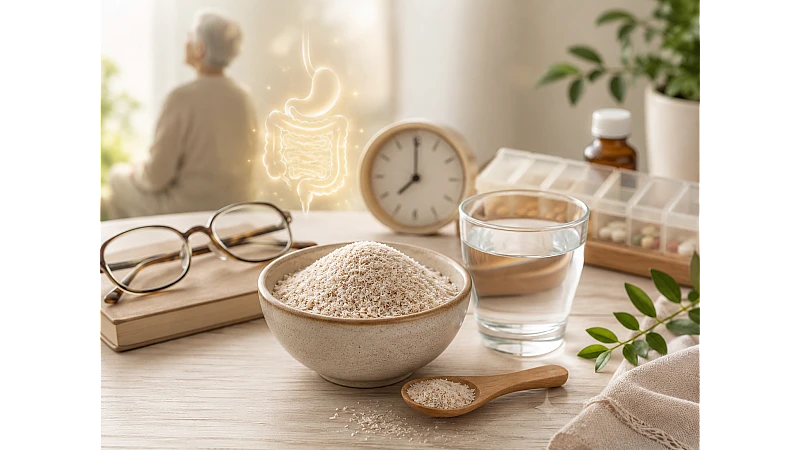 Isabgol for Elderly People: Constipation, Water Intake and Medication Timing