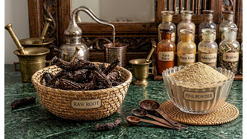 Pushkarmool Powder vs Root - Which is Better for Traditional Use?