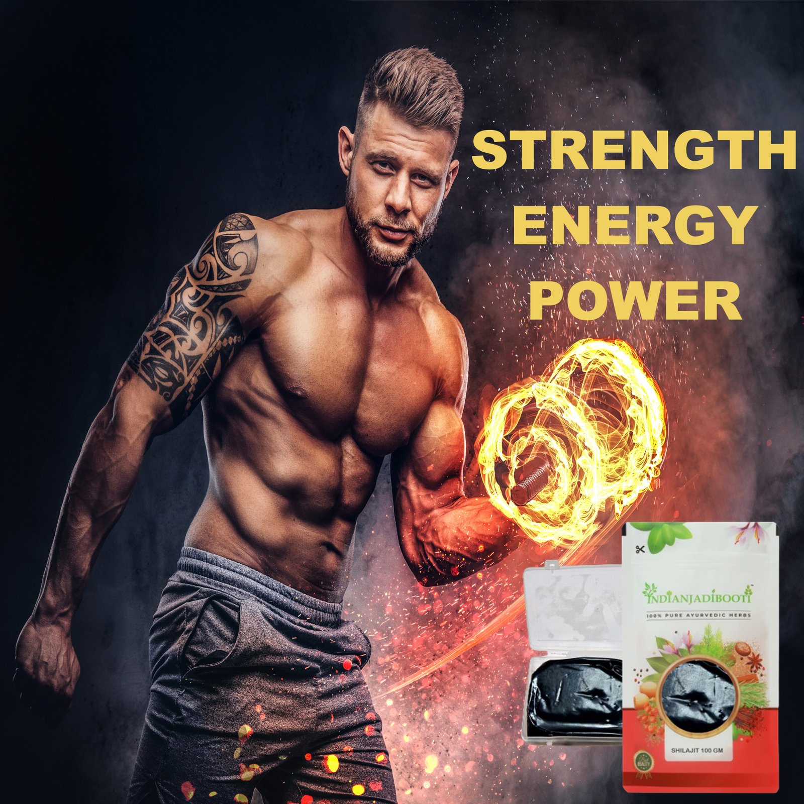 Shilajit for Strength, Energy and Power