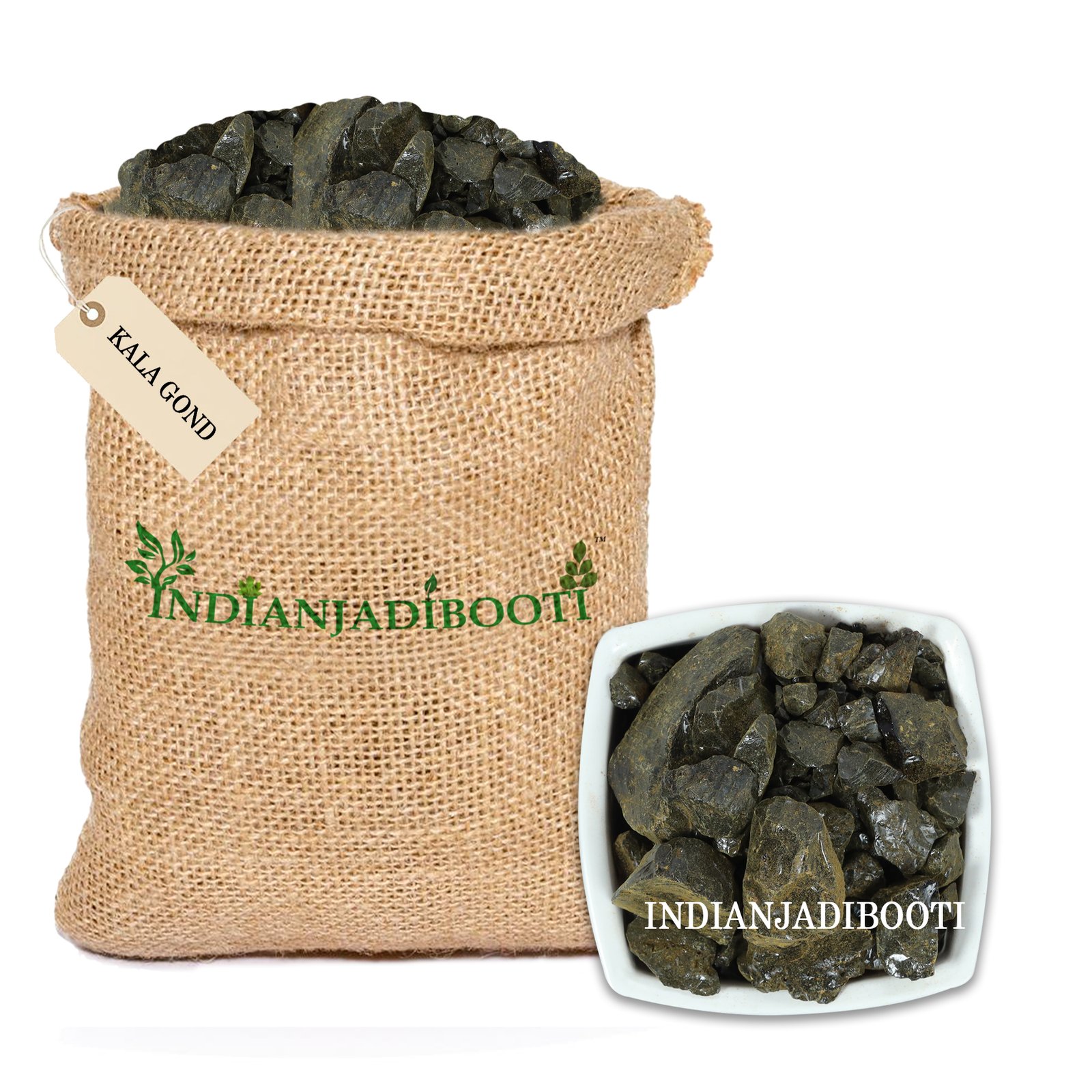 Kala Gond [100% Pure] - Goond Siyah - Elwa Asli - Aloe Vera Gum - Aloevera Gond - Aloe Barbadensis